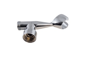 Держатель для душевой лейки на смесителе металлический