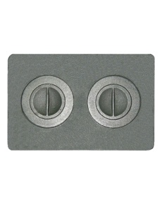 Плита печная цельная П2-7  510х340х15