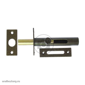 Задвижка дверная ЗД 05 врезная, круг. ригель 6х145