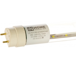 Лампа LED-Т8-П-PRO 20вт G13 6500К 1200мм проз IN HOME