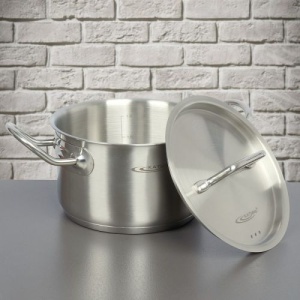 Кастрюля нержавеющая сталь 3,0 л ОБЩЕПИТ ТРС-3 мет/кр