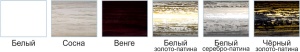 Карниз круглый  Пластик 1,8м двуряд. белый Золото-Платина