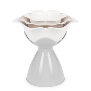 Набор воронок Цветы на подставке 3шт Башпласт