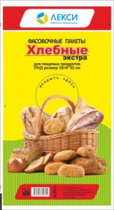 Пакет фасовочный ПНД 180+80*350 (п=900шт) ХЛЕБНЫЕ(20)