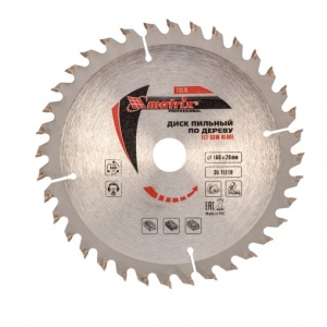 Диск д/цирк.пилы 160х20мм, 36Тзуб.+кольцо  16/20мм Matrix