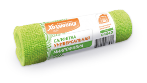 Салфетка микрофибра универсальная 30х30см ХОЗЯЮШКА Мила 