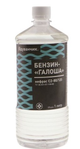 Растворитель Бензин нефрас С2-80/120 (Галоша) 1л Одуванчик 