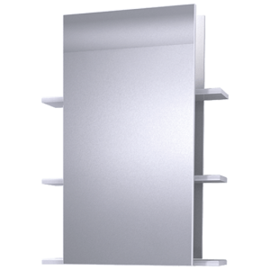 Шкаф навес с зерк 55 Риф Комфорт бел