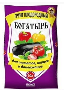 Биогрунт Для томатов, перца и баклажанов Богатырь 10л