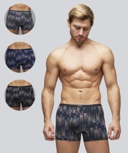 Трусы муж. боксеры  8989 р.4XL (ЧЗ)