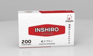 Салфетки INSHIRO м/у 200штук 1х120