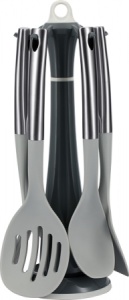 Набор кухонных принадлежностей 6 пр Linea CUCINA на подставке 1/12