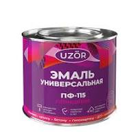 Эмаль ПФ-115 салатовая 0,8кг т.м.УЗОР (14)  Сайвер