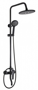 Душевая система с троп душем,ЧЁРНЫЙ,Казань