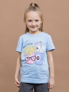 Футболка дев. 012,014_БК25 р.116 (ЧЗ)