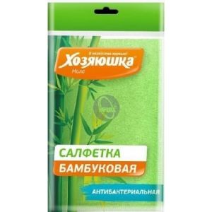Салфетка бамбуковая универсальная 18х23 см ХОЗЯЮШКА Мила 1/50 шт