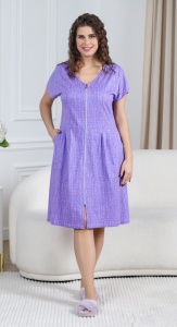 Халат жен. на молнии Донна р.56 (ЧЗ)