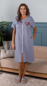 Халат жен. на молнии Мак р.54 (ЧЗ)