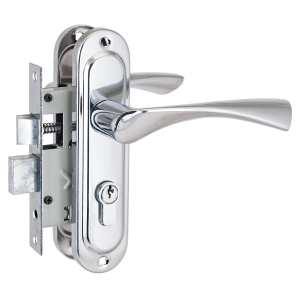 Замок врезной СТАНДАРТ 103/50 с руч. хром