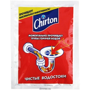 Средство для прочистки труб горячей водой Чиртон 80гр 1/12(48)