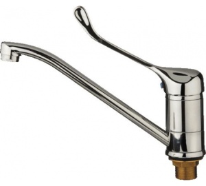 Смеситель локт настоль Ledemе d 40 изл15см Г 