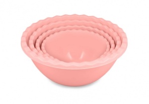 Набор мисок 0,55+0,9+1,4+2л Laona Mini, Полимербыт