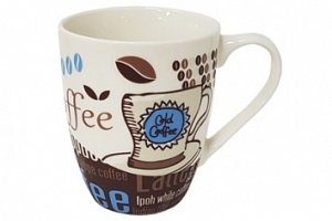 Кружка фарфоровая 340 мл Coffee 9 ТМ Rainbow