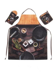 Прихватка 20х20см/17х17см стеганная Цифровая печать (ЧЗ)