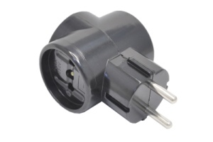 Тройник  ПРОГРЕСС б/з карболитовый черный 20шт