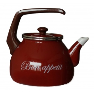Чайник эмалированный 3,0 л Бордо TM INTEROS 1/4