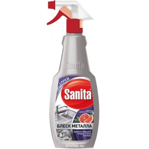 Средство чистящее для сантехники 500мл Блеск металла Санита спрей (15)