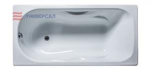 Ванна чугун 1,5м ш-75 Сибирячка ,с ножками