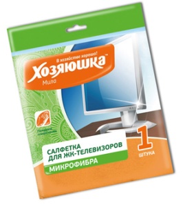Салфетка микрофибра для ЖК-телевизоров 30х30 см   