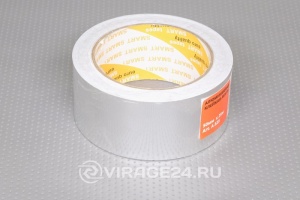 Лента алюминиевая клейкая 50мм*25м 50мкм SMART 