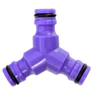 Тройник для разветвления или соединения, штуцерный, пластик PALISAD