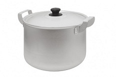 Кастрюля алюминиевая 15,0л ТМ Калитва 1/4
