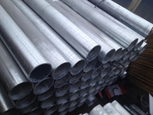 Труба оцинков. с резьбой к помпе Логачева