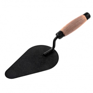 Кельма печника стальная деревянная усиленная ручка (овал)