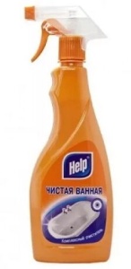 Средство чистящее для ванной 500мл Чистая ванна HELP  