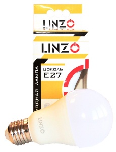 Лампа LED-А60 13W 6500К Е27 LINZO