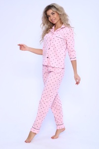 Костюм жен. (рубаш+брюки) 38526 р.48 (ЧЗ)