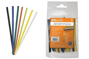 Термоусаживаемая трубка ТУТнг набор 2/1 (7цветов по 3шт 100мм)