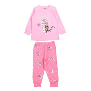 Пижама дев. OP1833 рост 110 (ЧЗ)