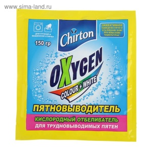 Средство чистящее отбеливатель 150гр Чиртон Окси кислородный (48)