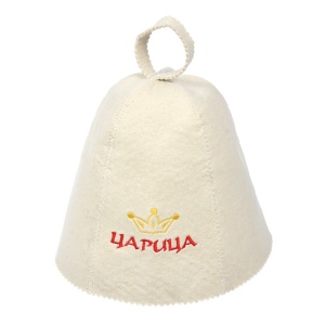 Шапка для бани Царица Банные штучки 1/20 (Ч/З)