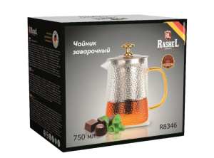 Чайник заварочный стекло 500мл TM RASHEL 