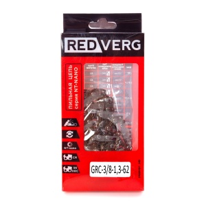 Цепь RedVerg 62зв, 3/8, 1,3 шаг (зуб NT-нано)