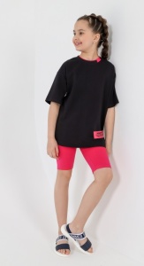 Костюм дев. (футб+бриджи) Неон-1 рост 158 (ЧЗ)