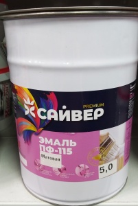 Эмаль ПФ-115 белая матовая 5кг 