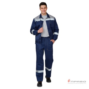 Костюм Пантеон синий/серый р.120-124/182-188(ЧЗ)